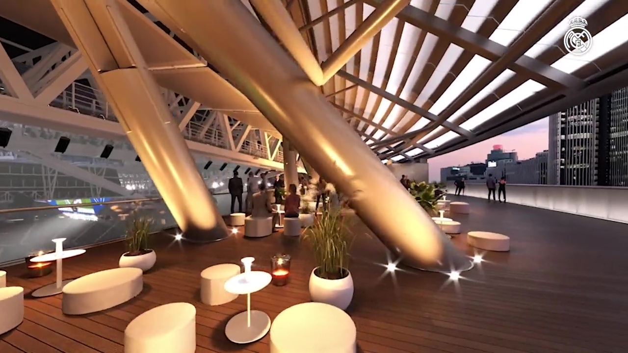 Das Bernabeu verfügt über eine atemberaubende neue Hospitality-Terrasse