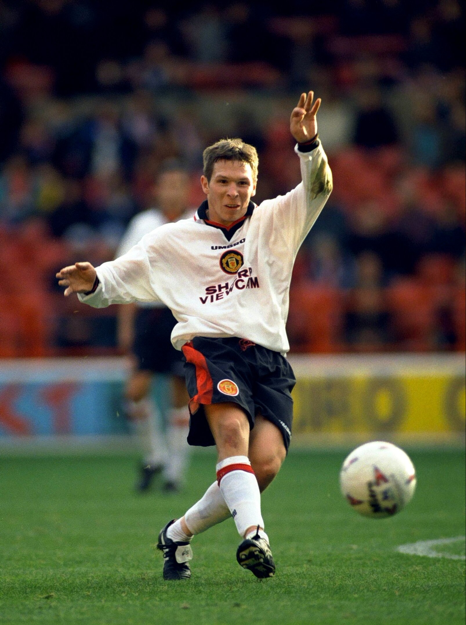 Sein United-Debüt gab der Mittelfeldspieler 1996 gegen Swindon
