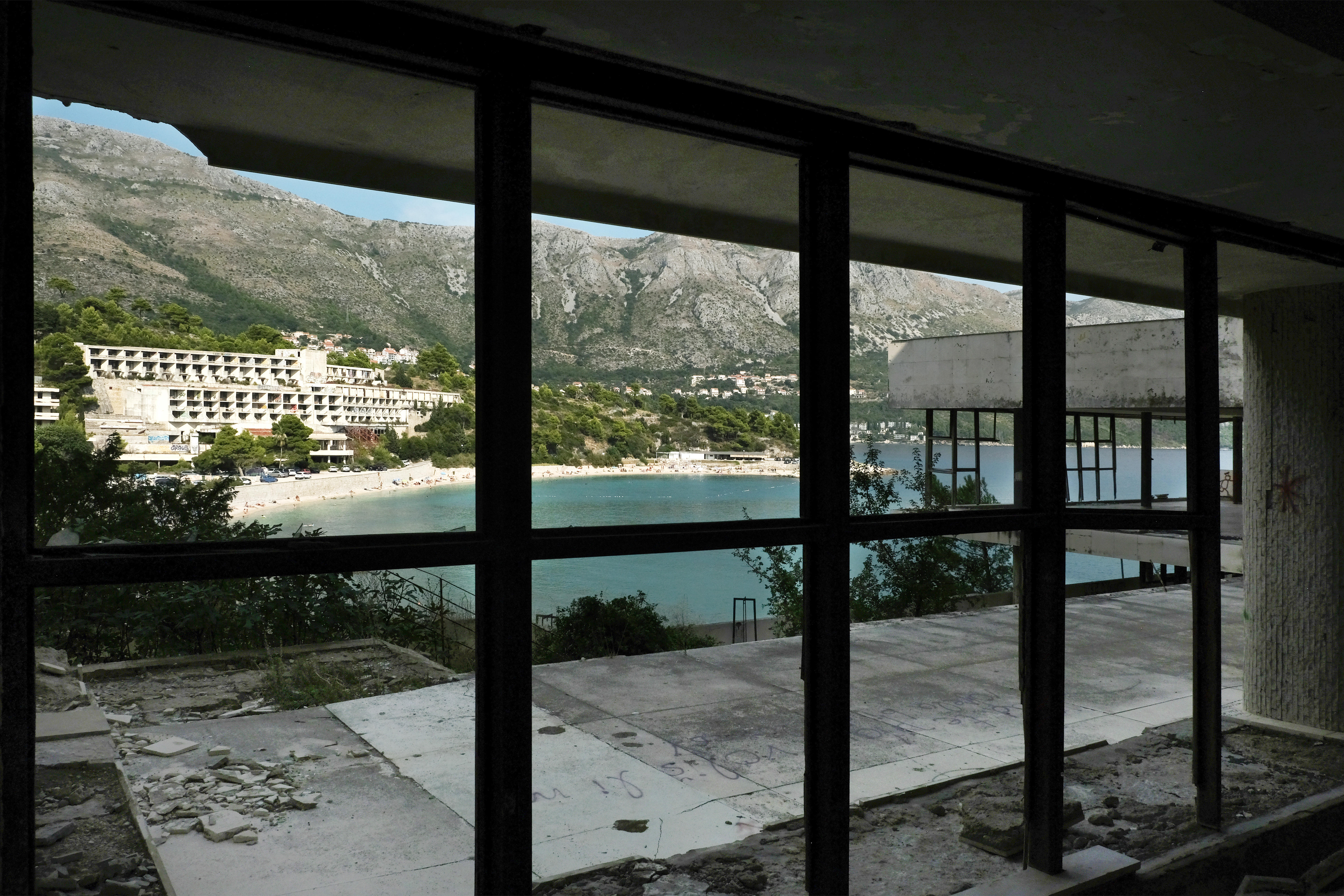 Das Hotel Pelegrin war einst wegen seines Meer- und Bergblicks bei Touristen beliebt