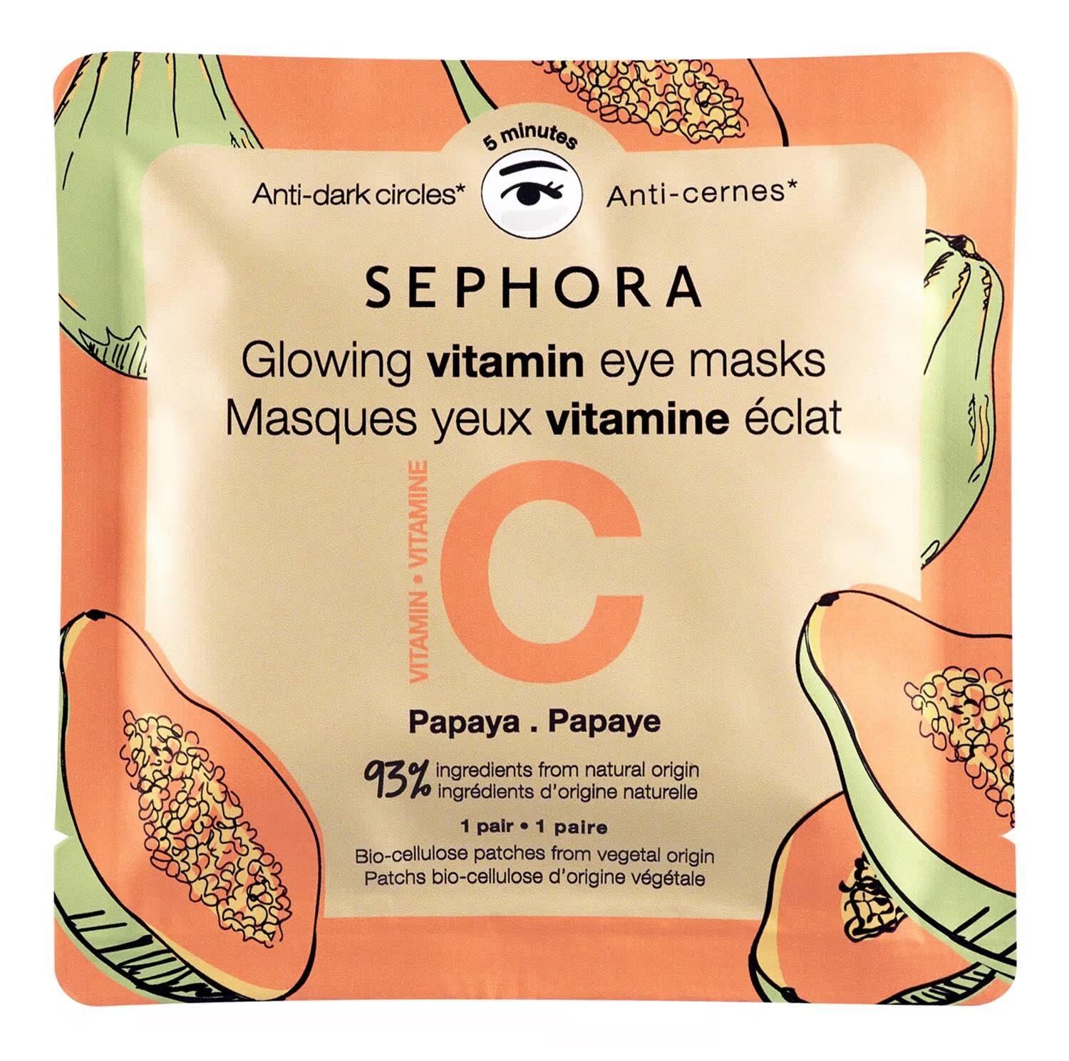 Die strahlenden Vitaminmasken von Sephora kosten 3,99 £