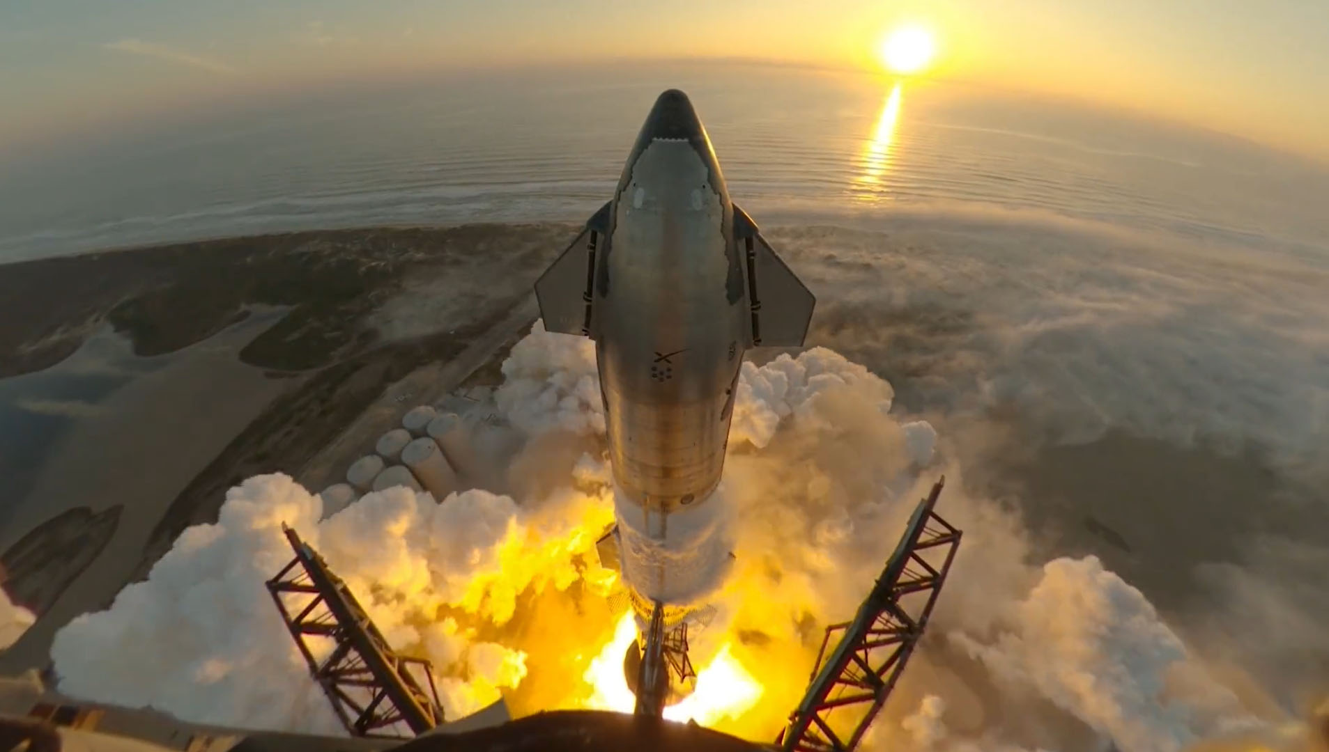 Die SpaceX Starship-Rakete wurde am Samstag letzter Woche ins All geschossen