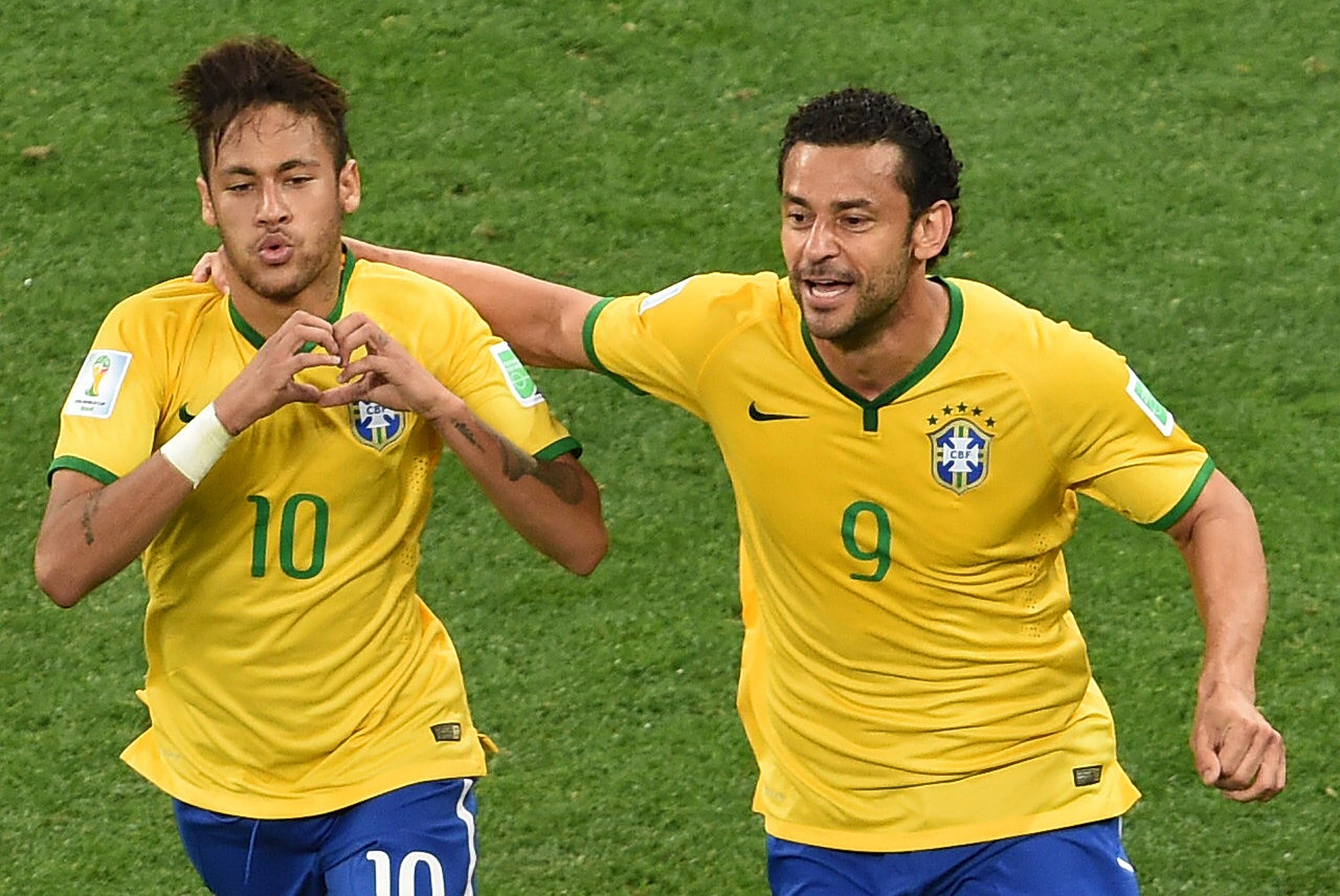 Fred spielte zusammen mit Neymar bei der Weltmeisterschaft 2014
