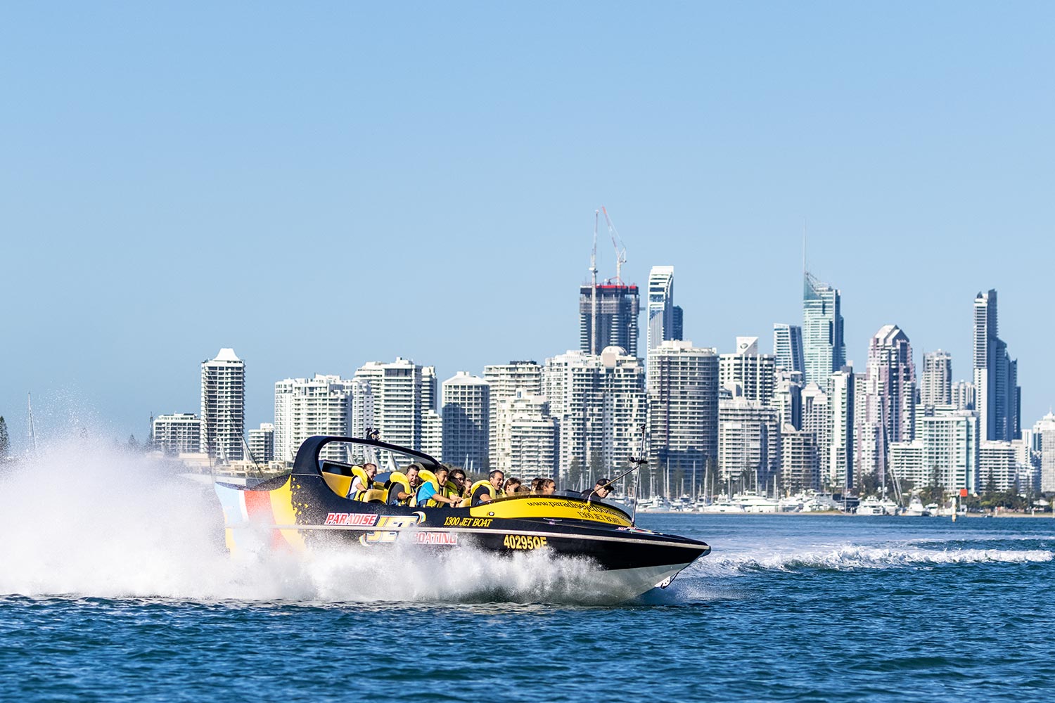 Machen Sie eine Jetboot-Tour an der Gold Coast