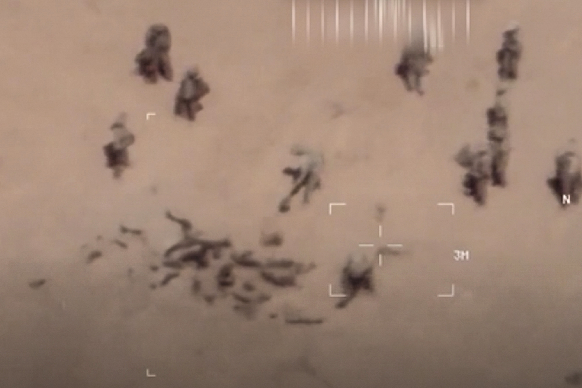 Das französische Militär sagte, es habe die russischen Söldner dabei erwischt, wie sie Leichen in der Nähe eines Militärstützpunkts im Norden Malis begruben