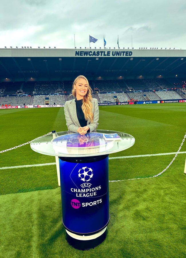 Laura ist das Gesicht der Champions-League-Berichterstattung von TNT Sports