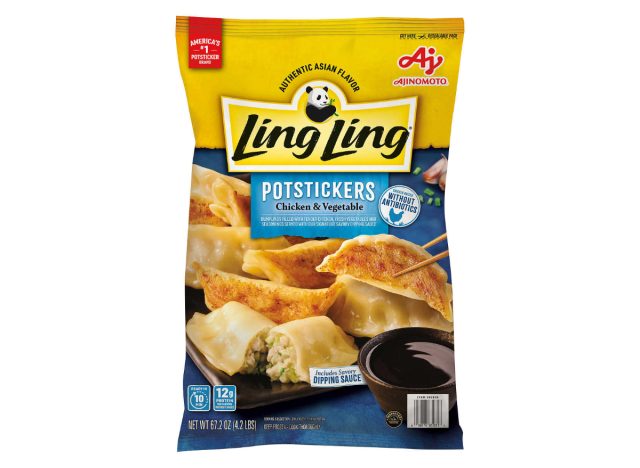 ling ling chicken & vegetable potstickers