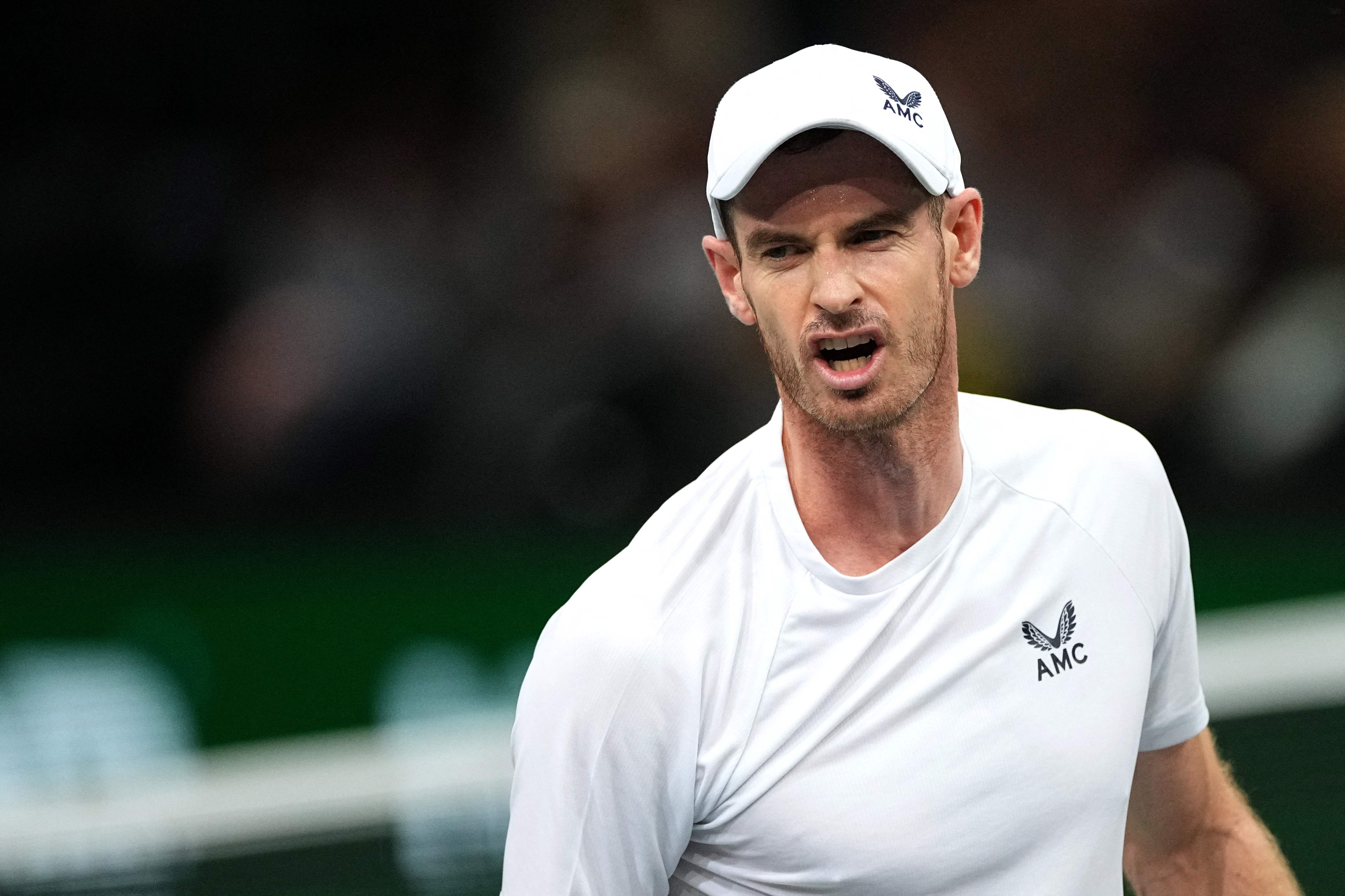 Andy Murray scheint den Serben nach seiner Schimpftirade angegriffen zu haben