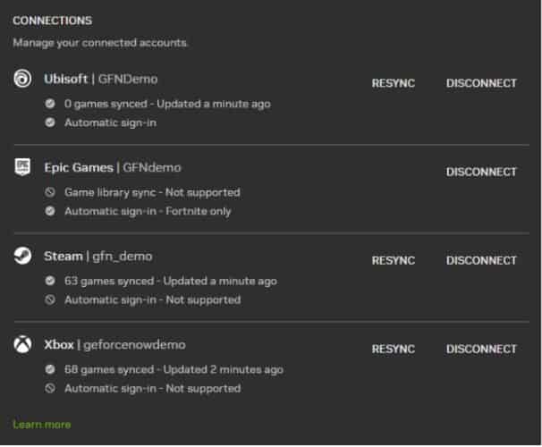 Synchronisierung der Xbox- und Ubisoft+-Spielebibliothek