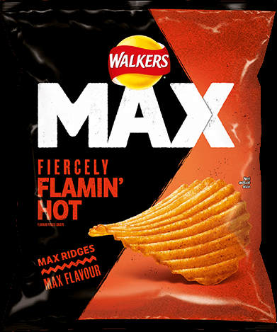 Der Fanliebling Walkers Max Fiercely Flamin. Heiße Chips kommen nicht wieder in die Regale