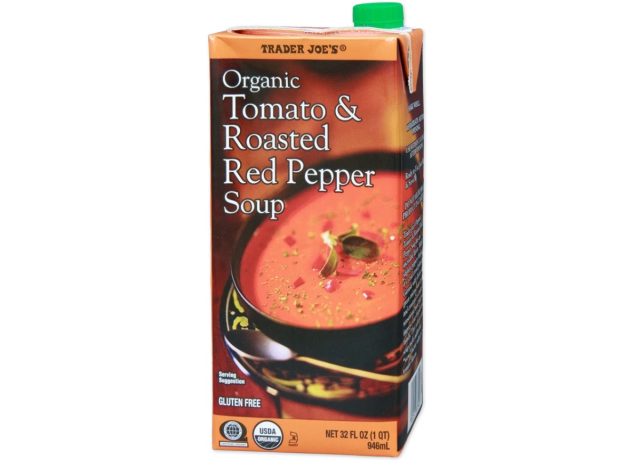 Trader Joe's Tomatensuppe mit gerösteten roten Paprika