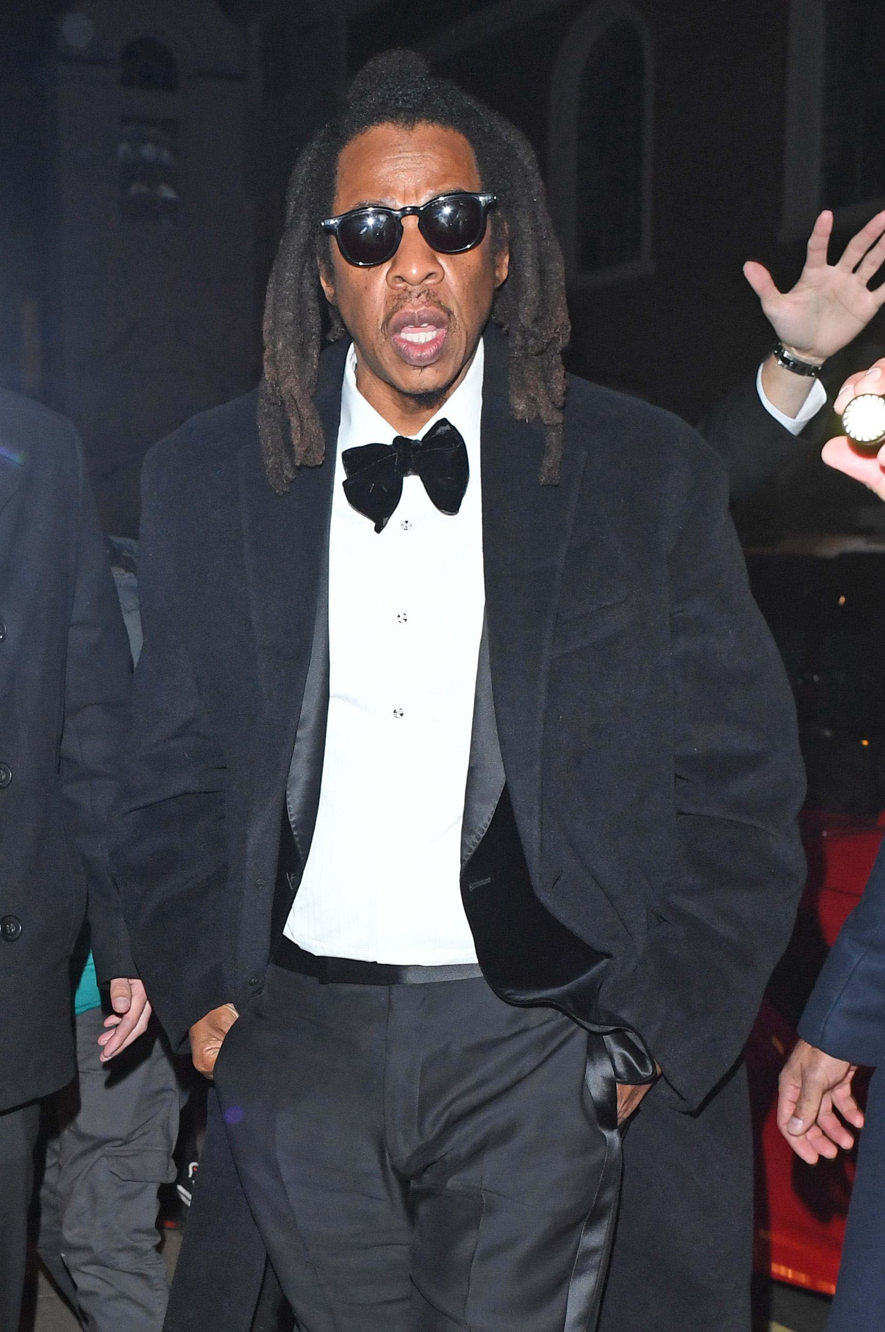 Auch der Ehemann des Stars, Jay-Z, war anwesend