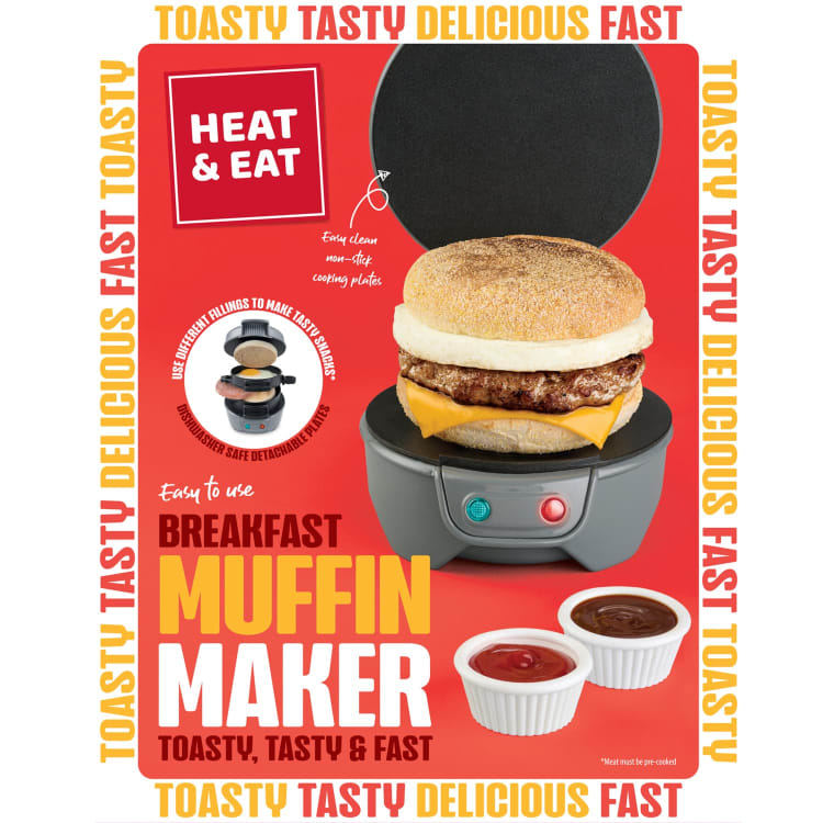 Der Heat & Eat Muffin Maker wird für nur 15 £ verkauft und kann Muffins wie bei McDonald's zubereiten