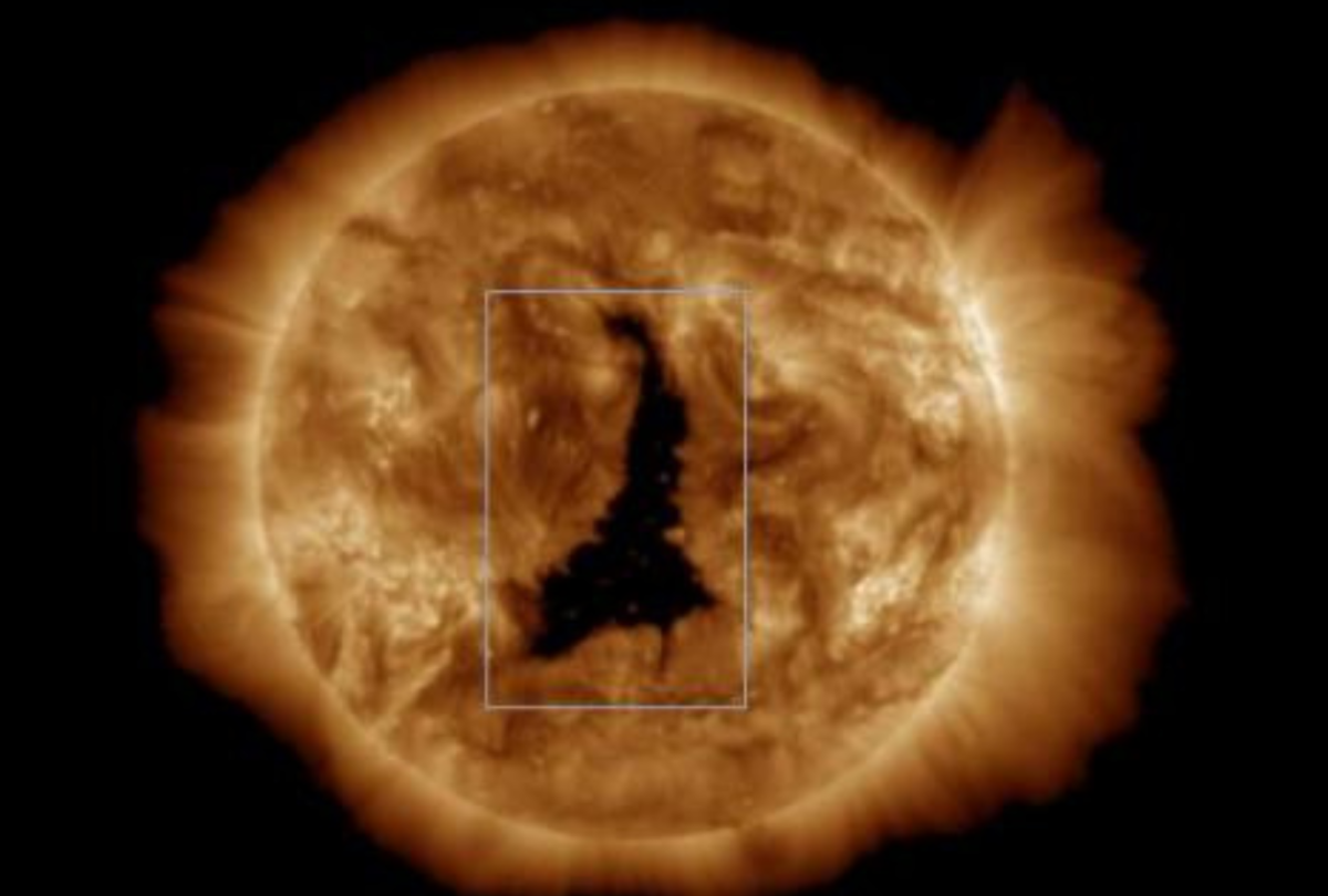 Hochgeschwindigkeitsstrom des solaren koronalen Lochs