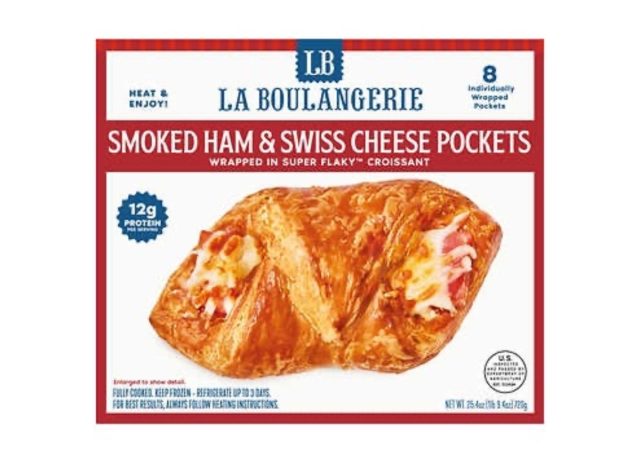 La Boulangerie Schweizer Taschen mit geräuchertem Schinken