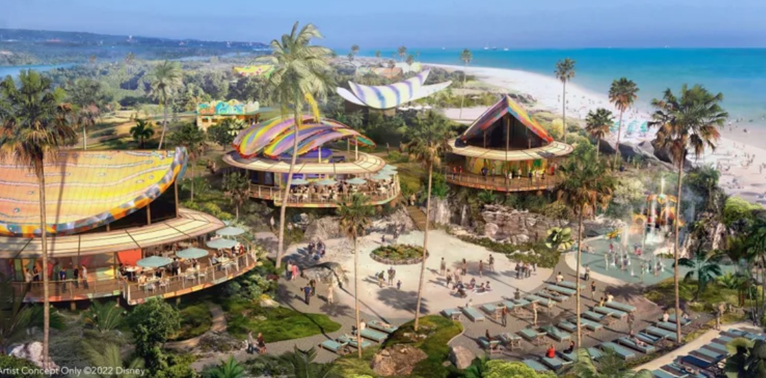 Das auf der Insel Eleuthera auf den Bahamas gelegene Disney-Refugium wurde in enger Zusammenarbeit mit lokalen Künstlern und Beratern entworfen