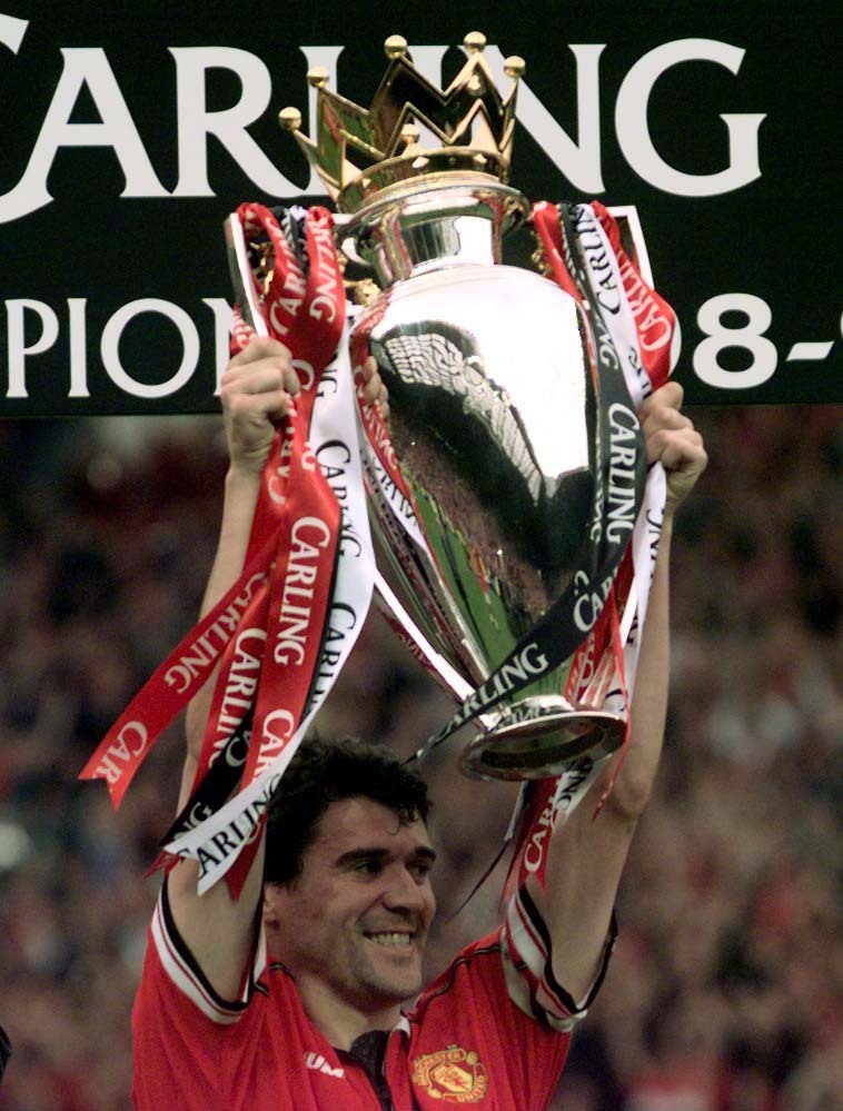 Roy Keane gewann als Kapitän mehrfach die Prem