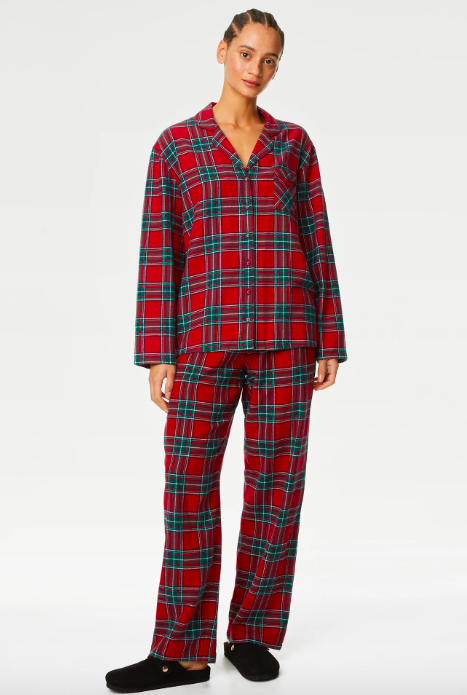What could be more festive than a pair of checked personalised pjs?