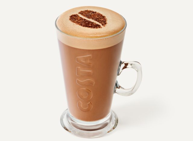Heiße Schokolade bei Costa
