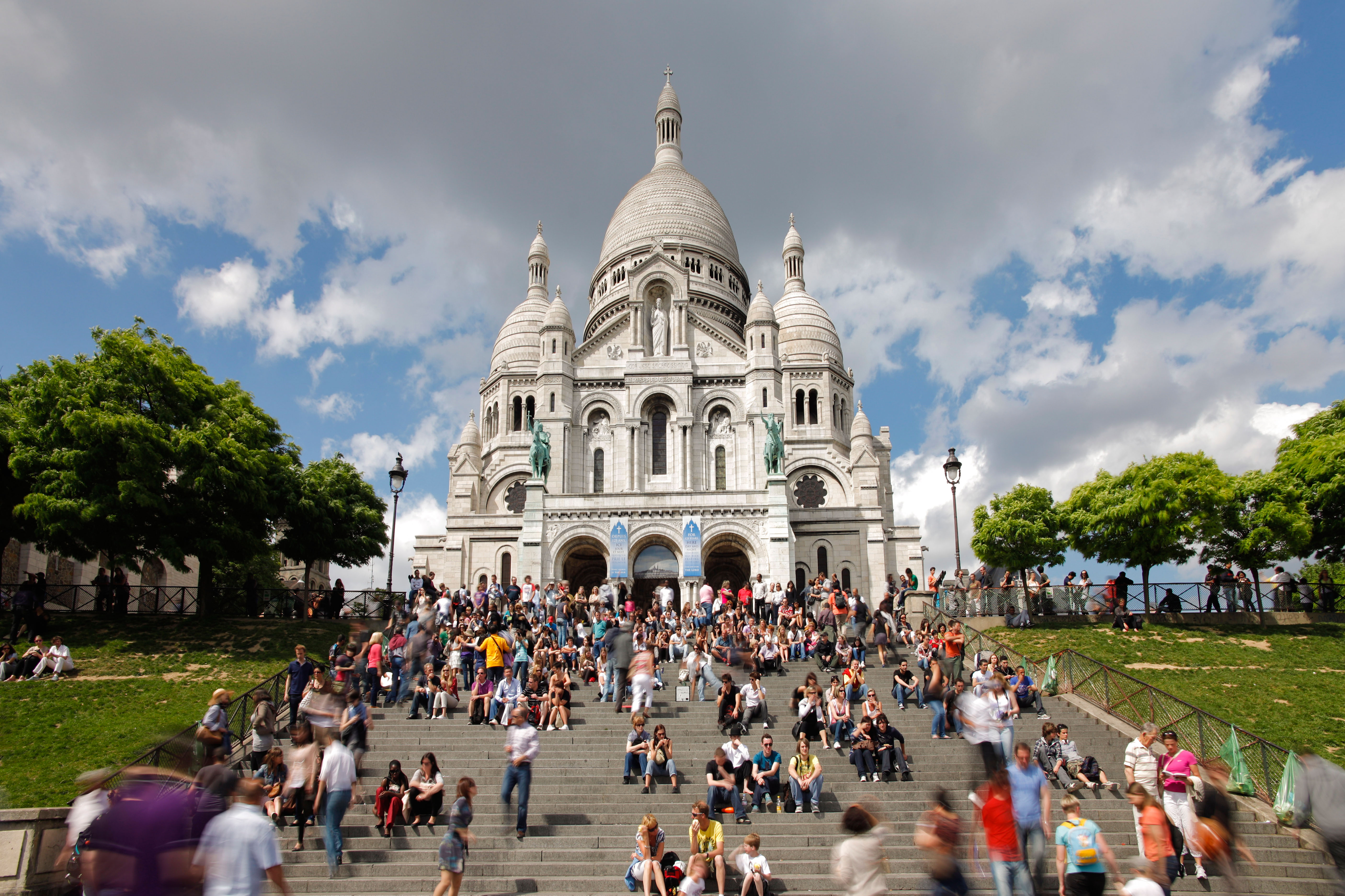 Die Sacre Coeur in Paris ist der Ort, an dem die Betrüger am häufigsten gesichtet werden