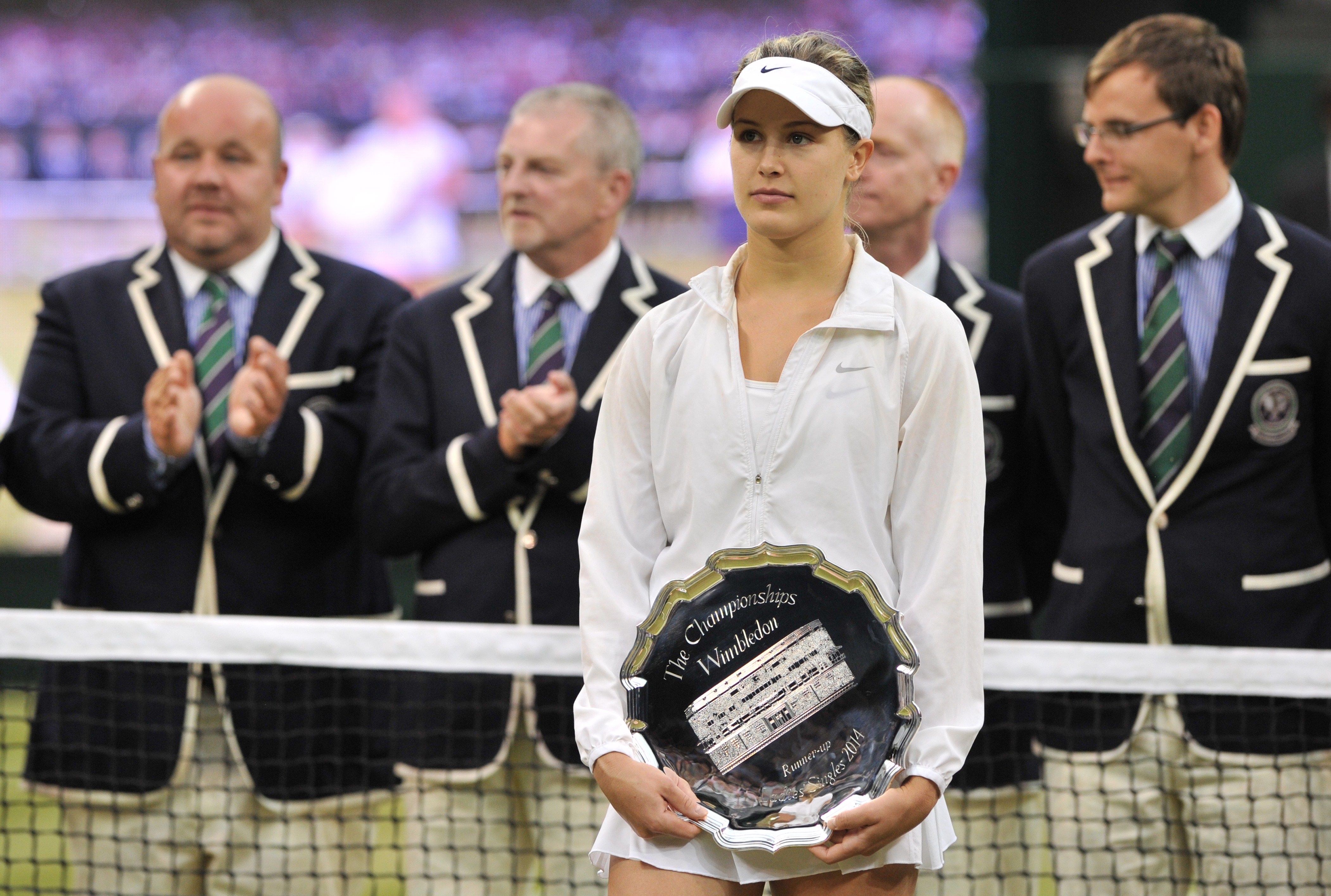 Bouchard wurde 2014 Zweiter in Wimbledon