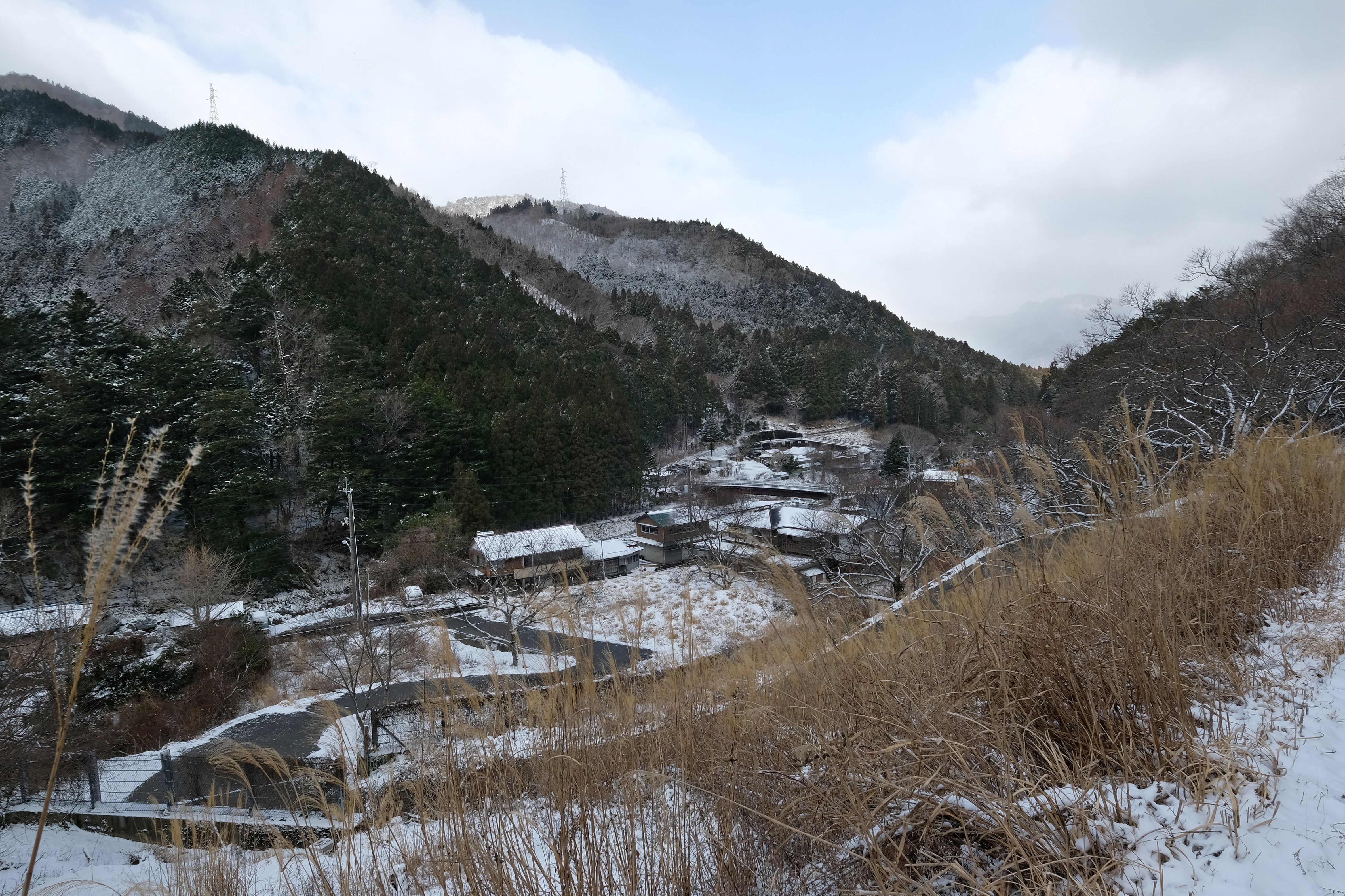 Nagoro liegt tief in den Bergen im Westen Japans