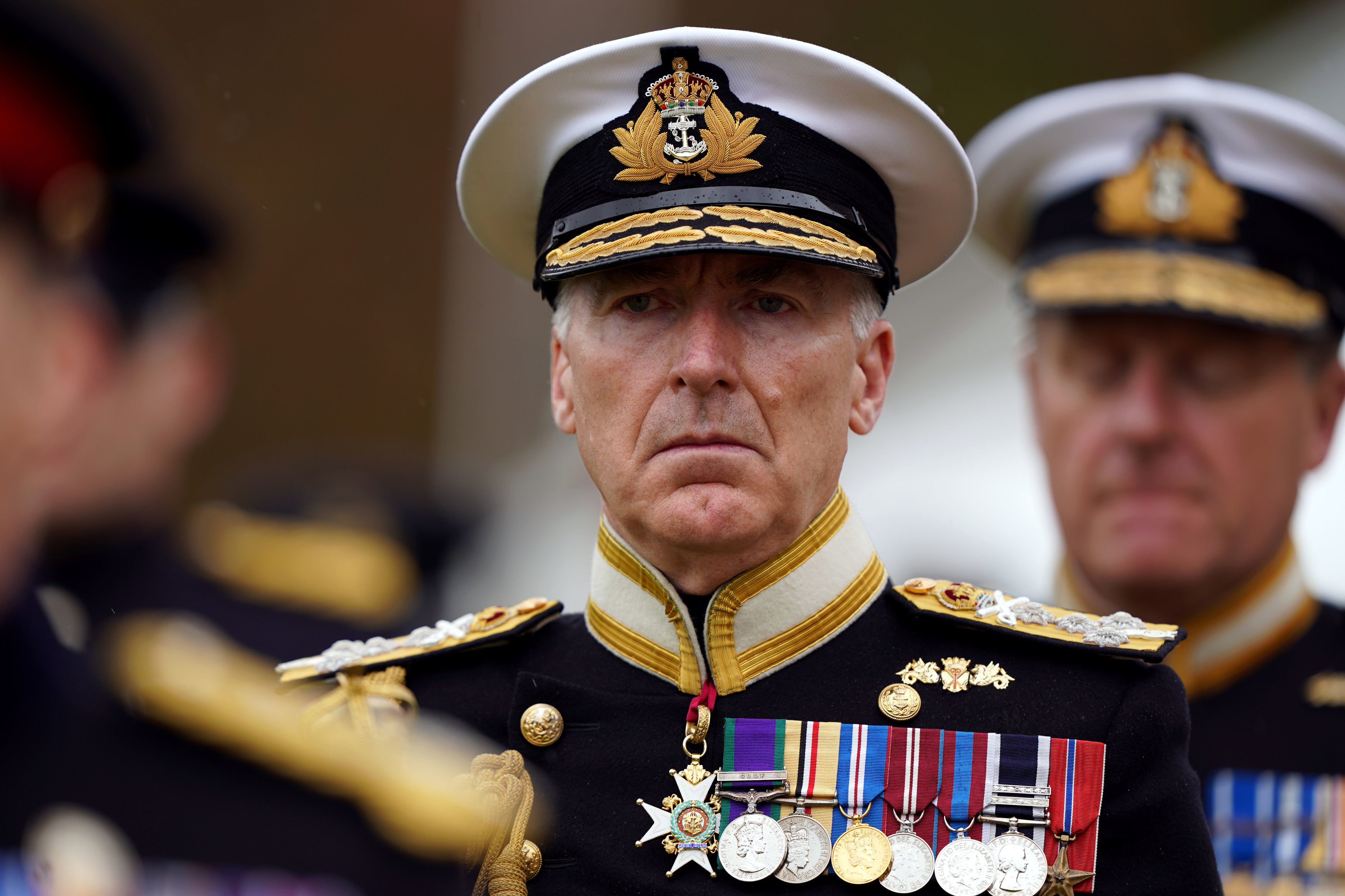 Admiral Sir Tony Radakin verspottete den Kreml-Despoten als „keinen Großmeister der Strategie“.