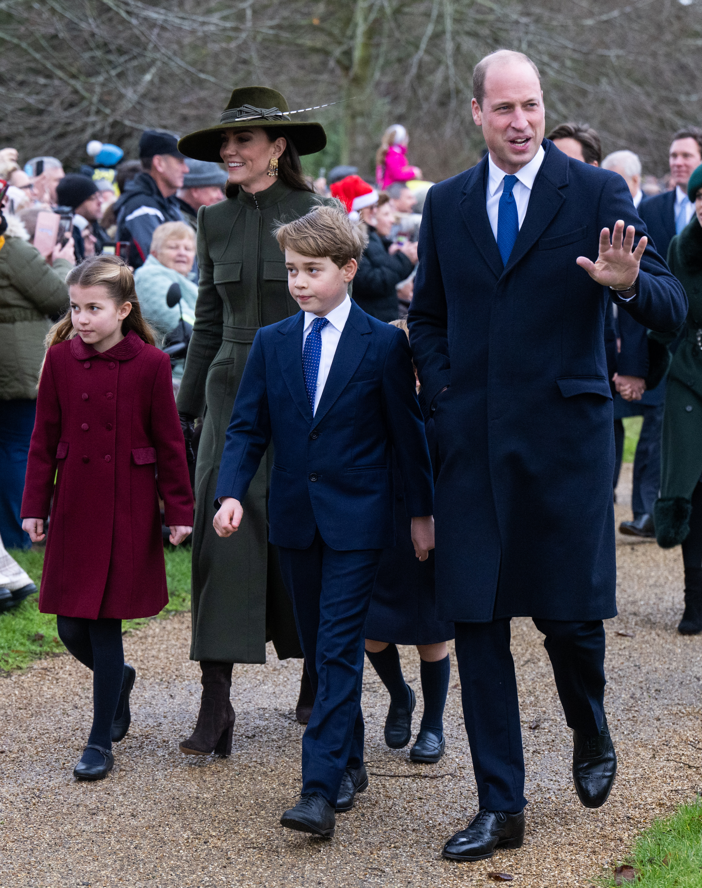 Jedes Jahr strömt die königliche Familie zu Weihnachten nach Sandringham