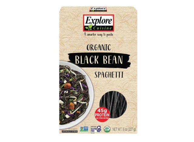 Entdecken Sie Cuisine Spaghetti mit schwarzen Bohnen