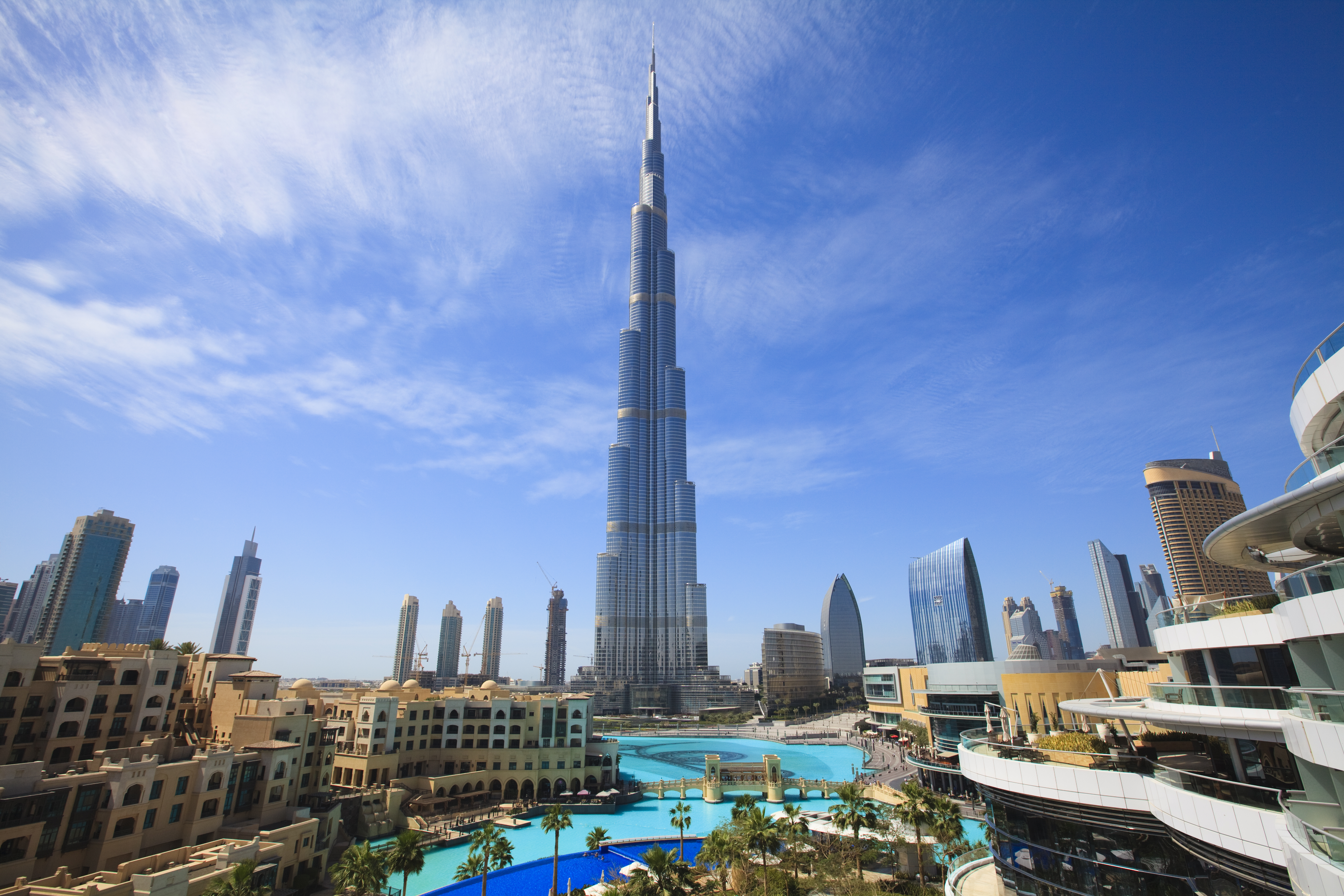 Der Burj Khalifa ist der höchste Turm der Welt