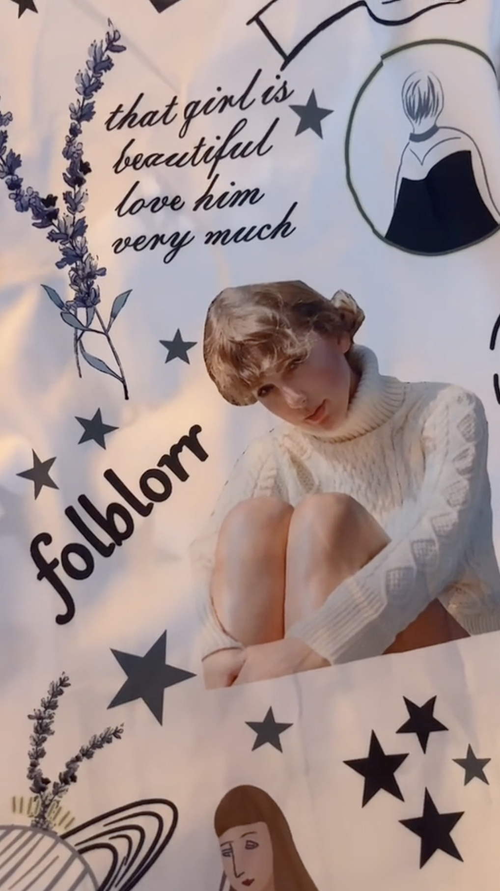 Der Pyjama schien Taylor Swifts Album Folklore falsch als Folblorr geschrieben zu haben