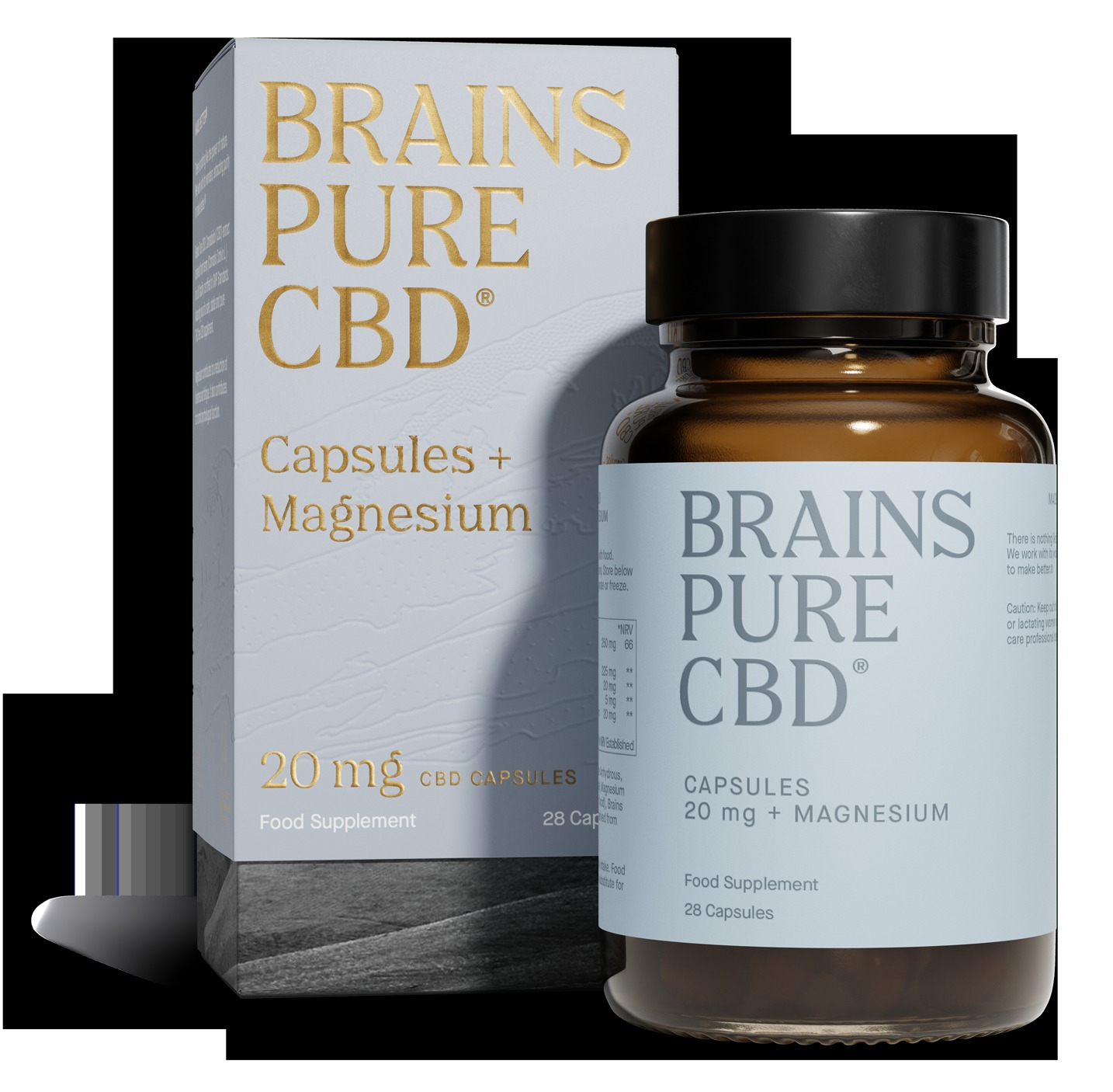 Brains Pure CBD+ Magnesium hilft, das Nervensystem zu beruhigen