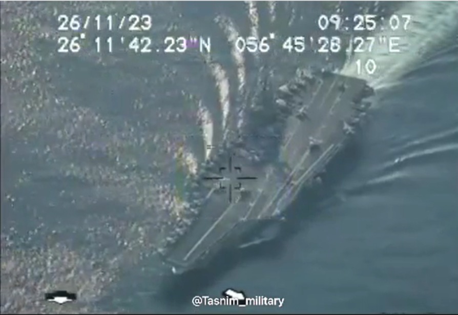 Die iranischen Drohnen hatten jedes Kriegsschiff fest im Visier