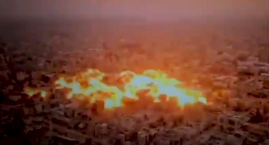 Die schockierenden Aufnahmen zeigen die verheerenden Auswirkungen der Explosion
