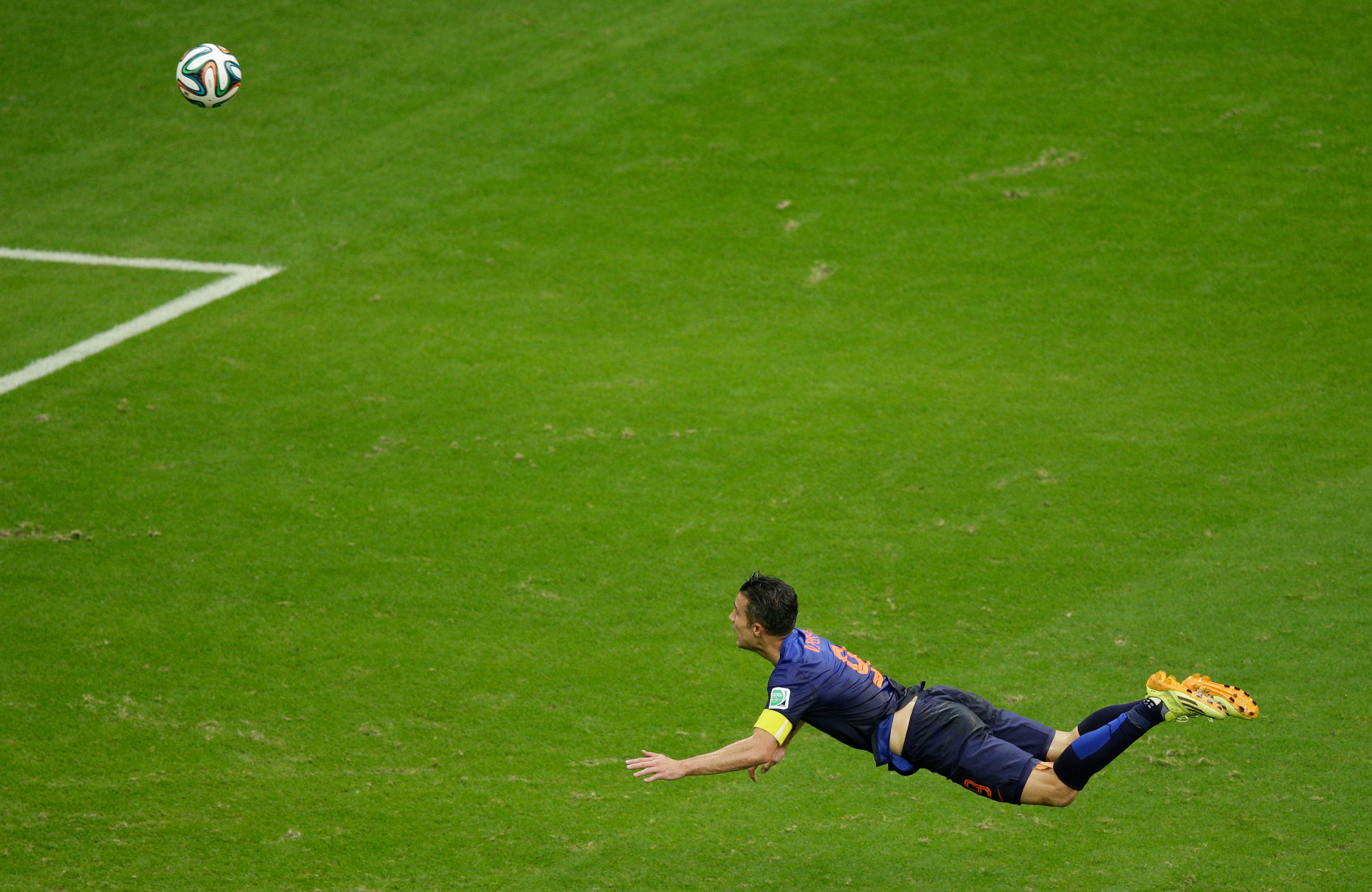 Der „Fliegende Holländer“ sorgte bei der Weltmeisterschaft 2014 für einen denkwürdigen Moment