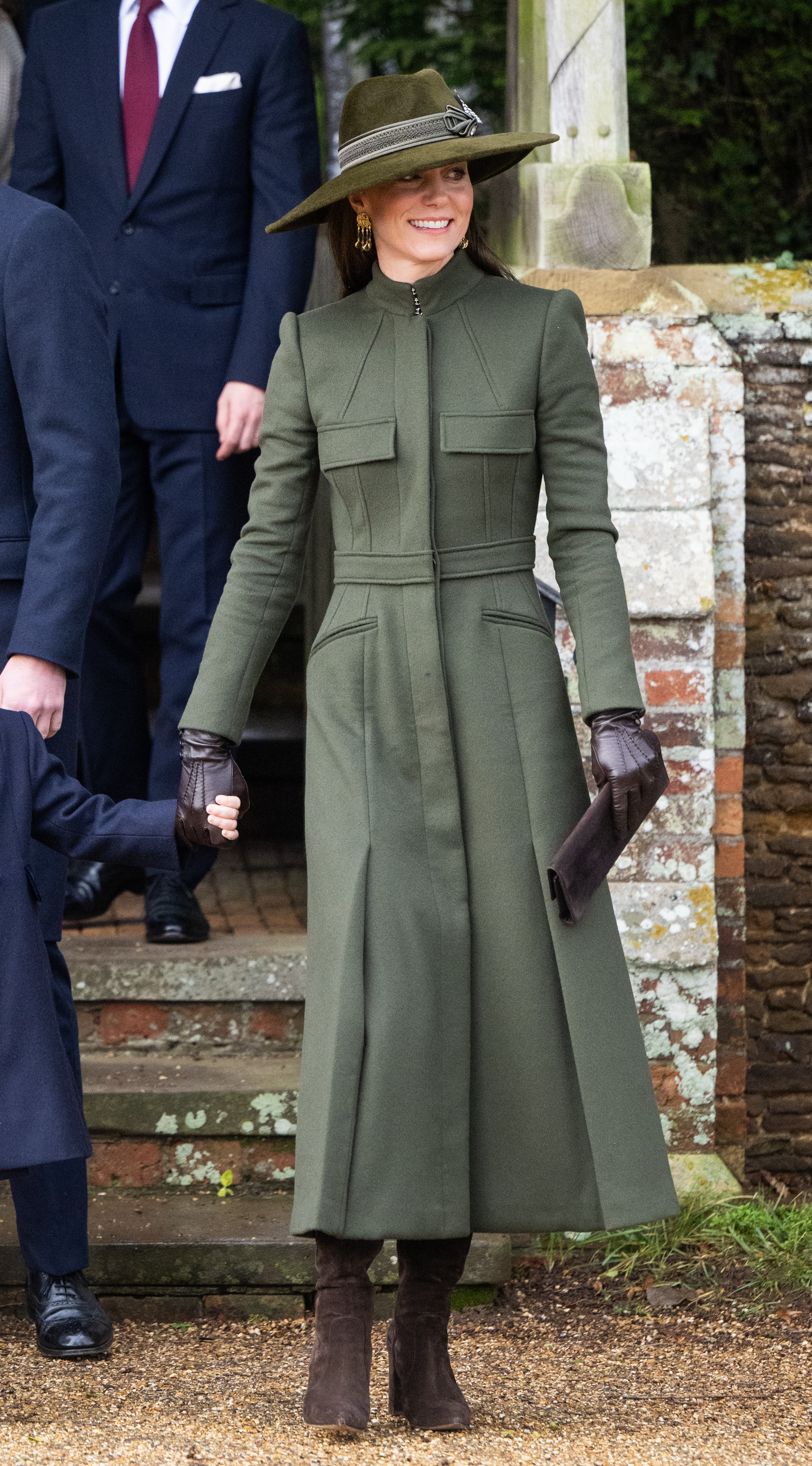 Kate sieht zu Weihnachten 2022 in Grün sensationell aus