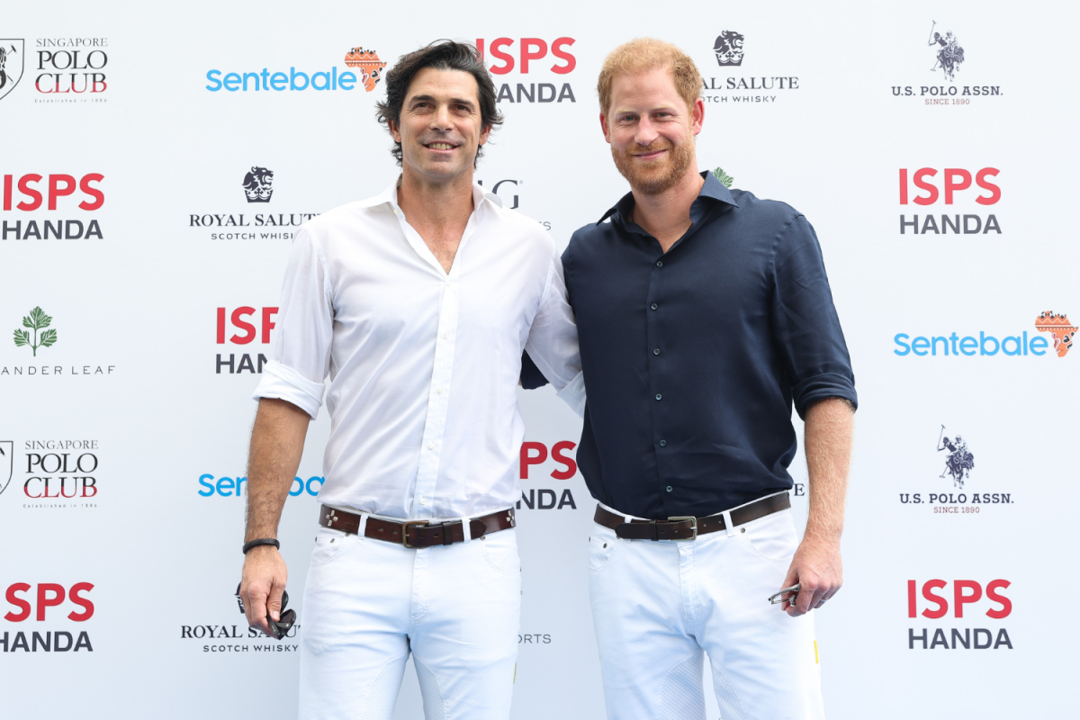 Prince Harry and Ignacia Figueras in Singapore