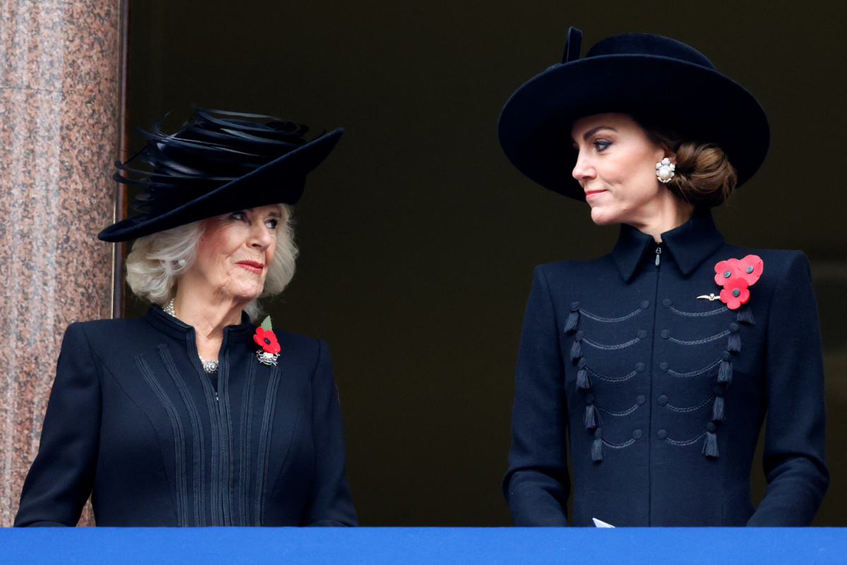 Remembrance Sunday Kate and Camilla