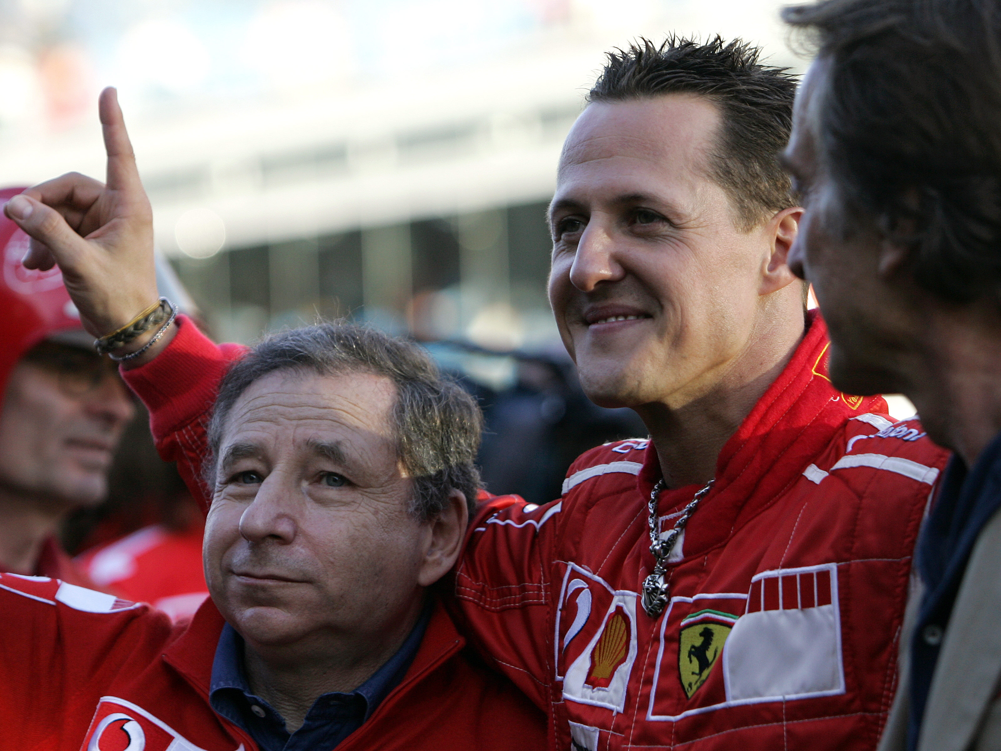 Michael Schumacher mit seinem engen Freund und ehemaligen Chef Jean Todt