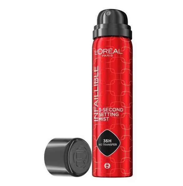 Keep your eyes peeled for L’Oréal Paris Infallible 3-Second Face Setting Mist launching in January