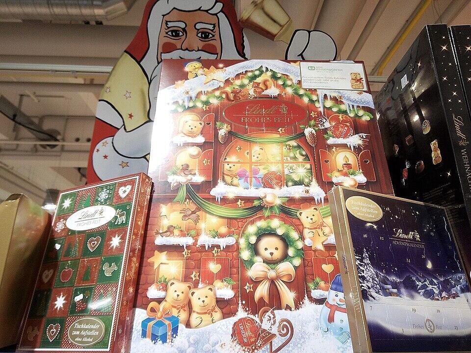 Advent calendars from a popular chocolate brand.