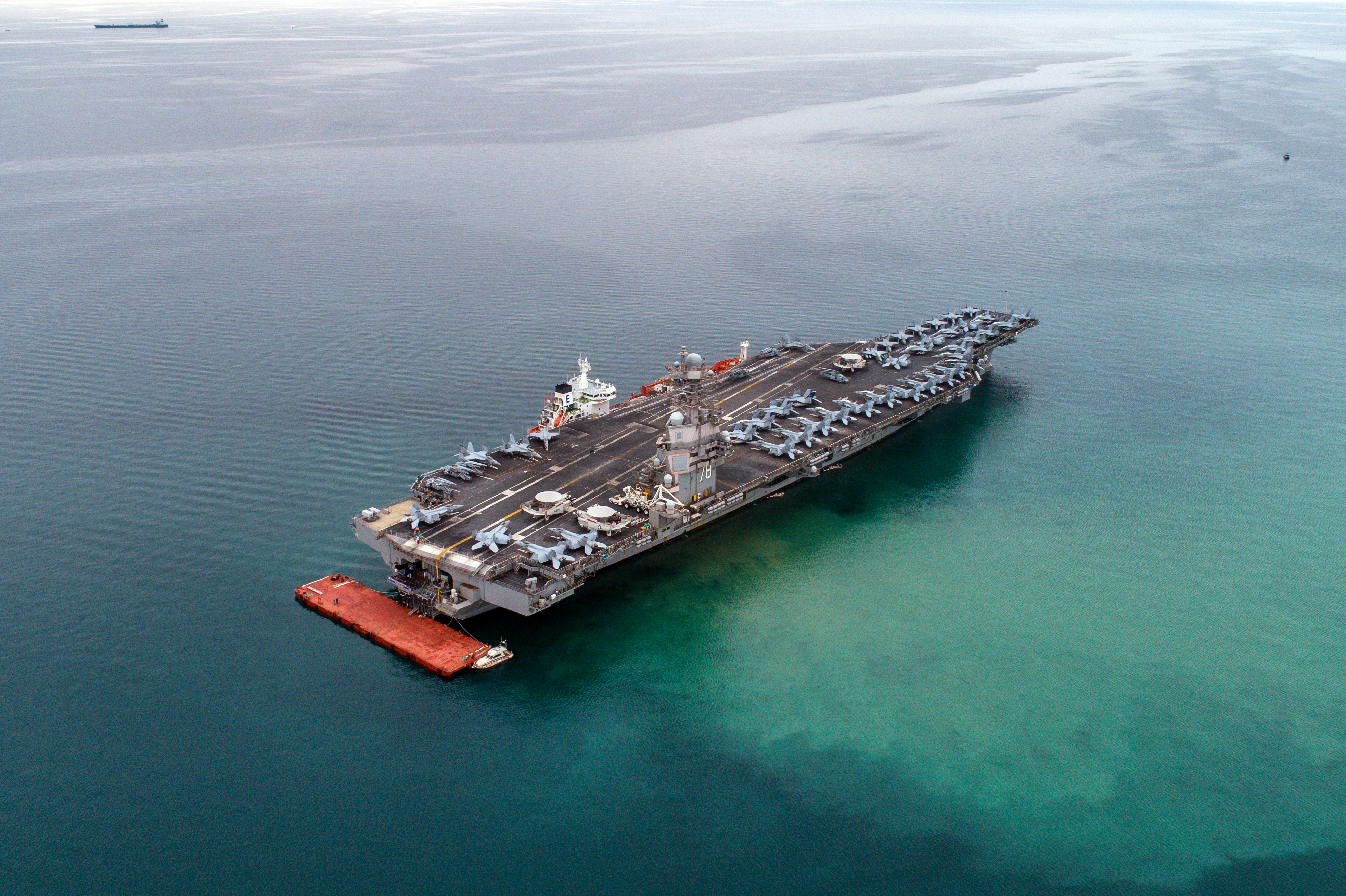 Die USA fordern den Abzug des Flugzeugträgers USS Gerald Ford aus dem Nahen Osten in den kommenden Tagen