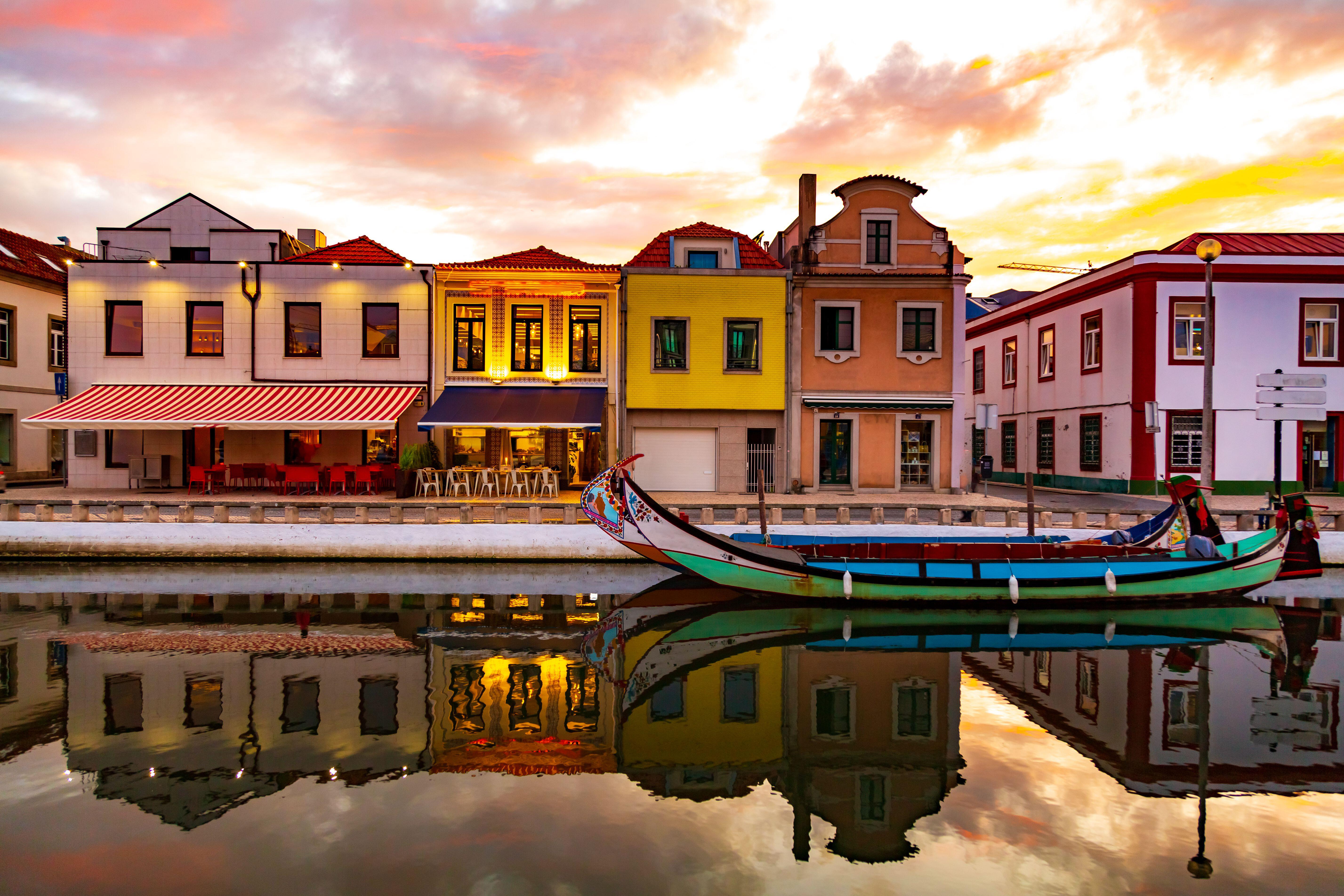 Aveiro wird auch das Venedig Portugals genannt