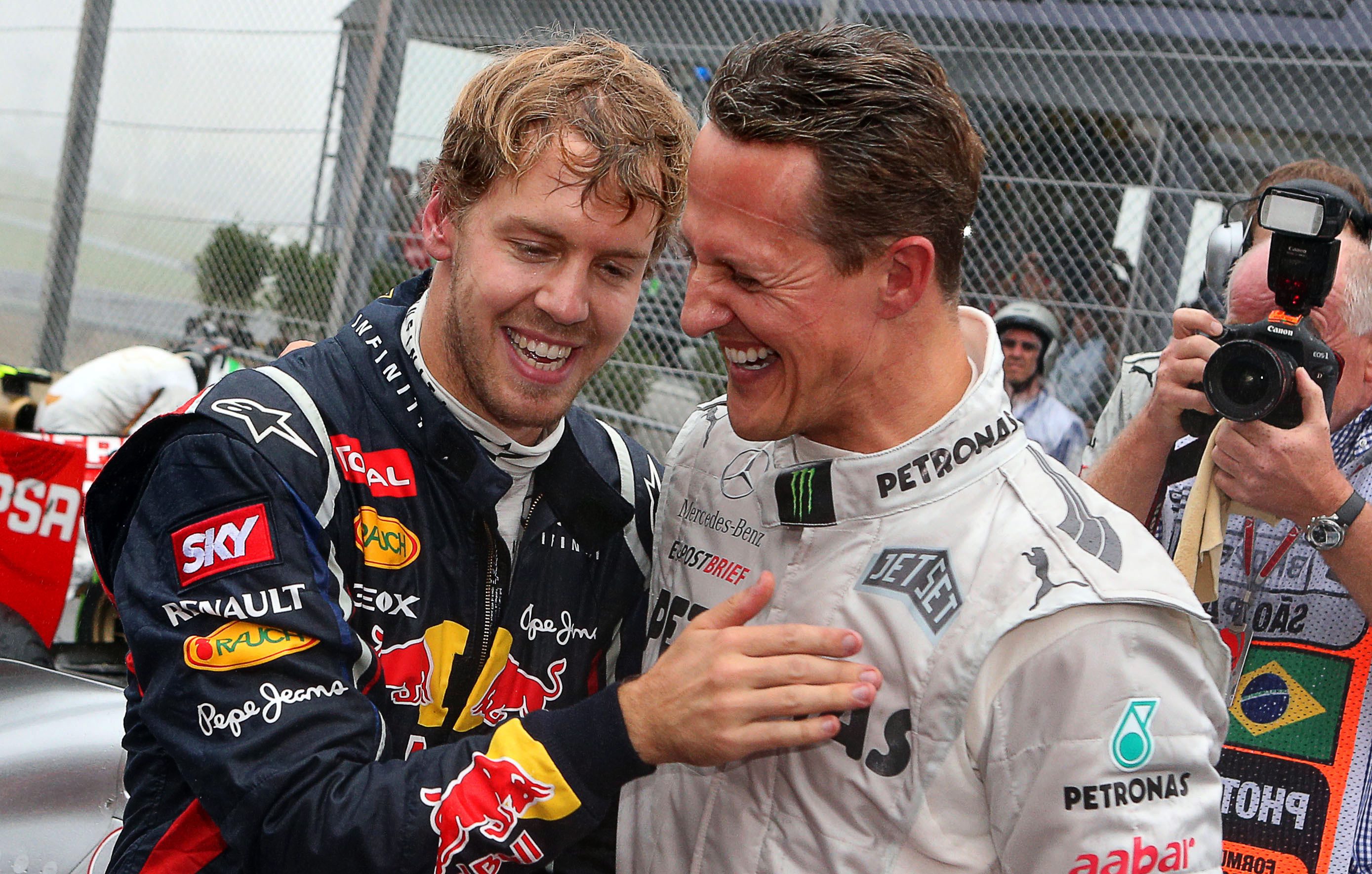 Vettel sagte, seine Beziehung zu Schumacher sei im Vorfeld seines Unfalls „immer stärker“ geworden