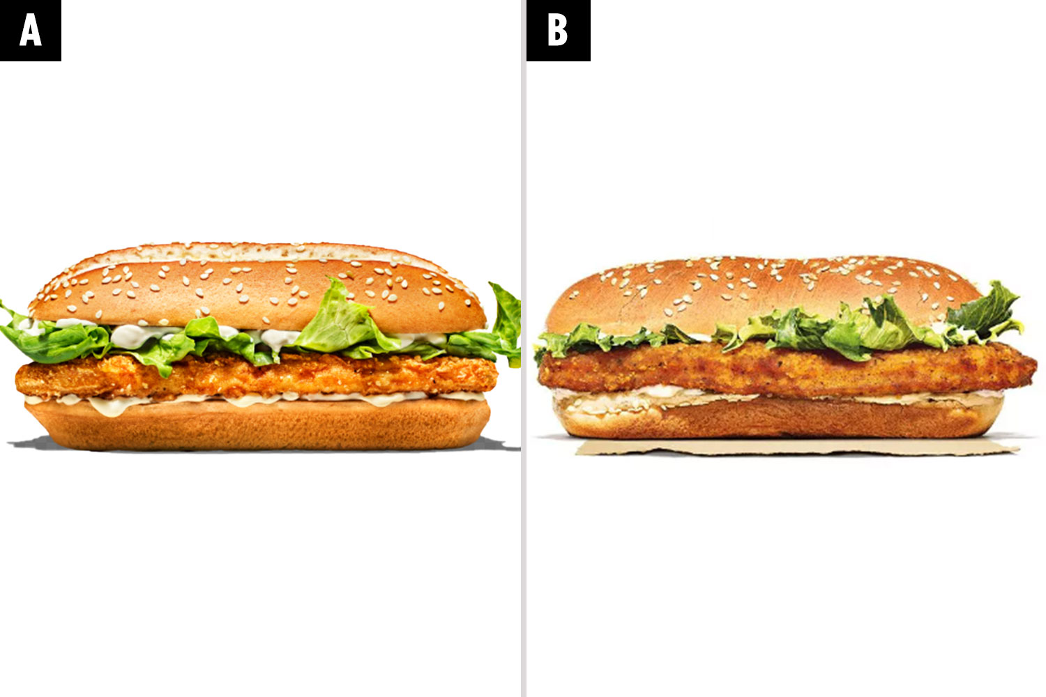 Nur Burger Kings (und Queens) werden den BK Chicken Royale vom BK Vegan Royale unterscheiden können
