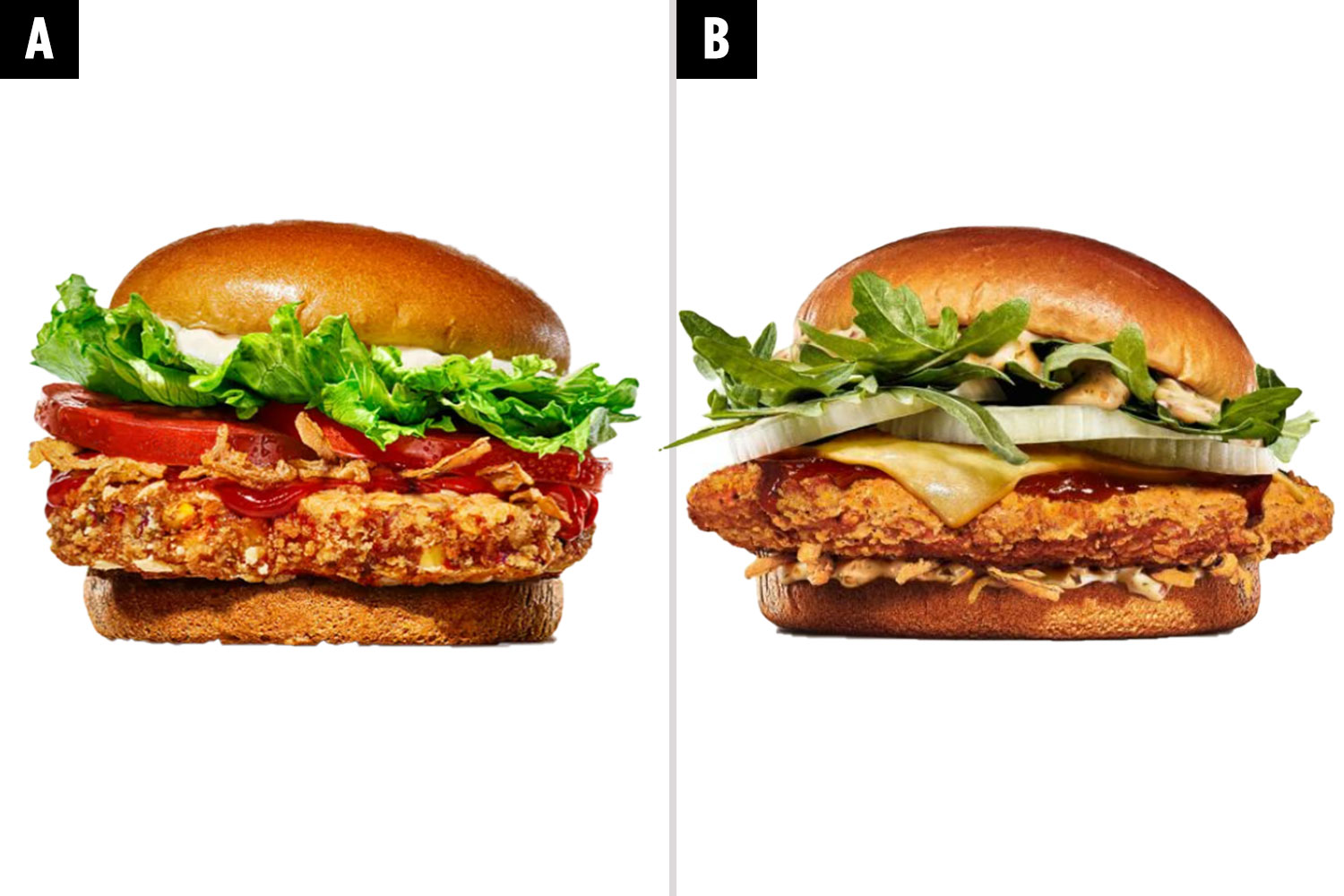Erkennen Sie den Smoky Chimichurri Chicken Burger von BK als fleischfreie Alternative?