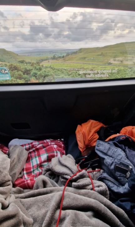 Das Paar reiste in den Lake District und nach Schottland