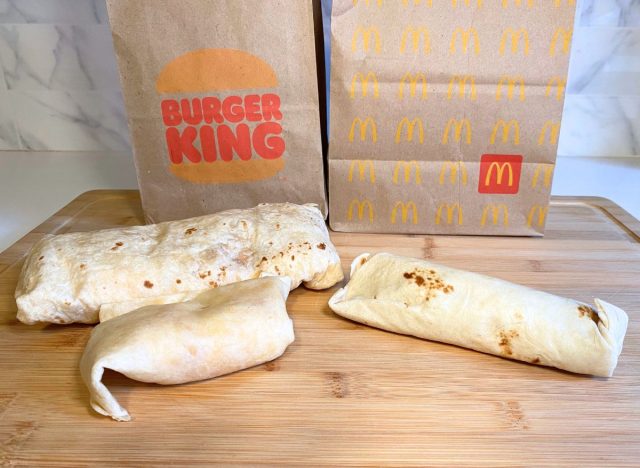 Frühstücks-Burritos von McDonald's und Burger King