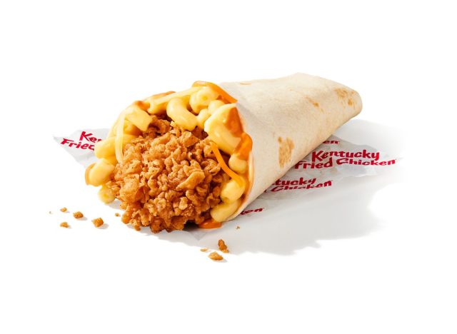 KFC Spicy Mac & Cheese Chicken Wrap