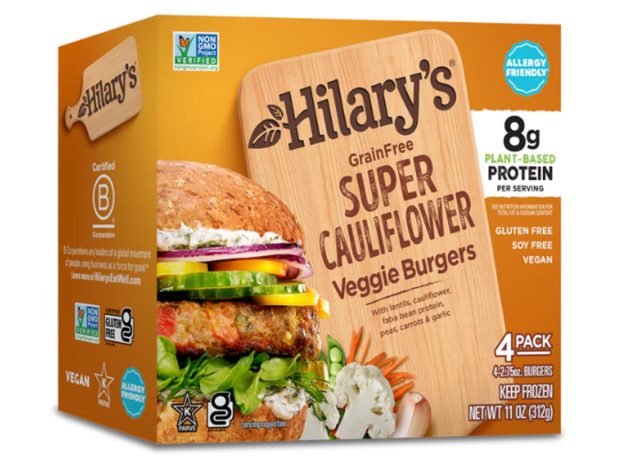 Hilarys getreidefreier Super-Blumenkohl-Veggie-Burger