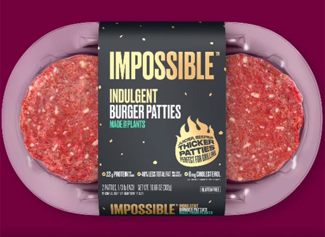 Unmögliche genussvolle Burger-Patties